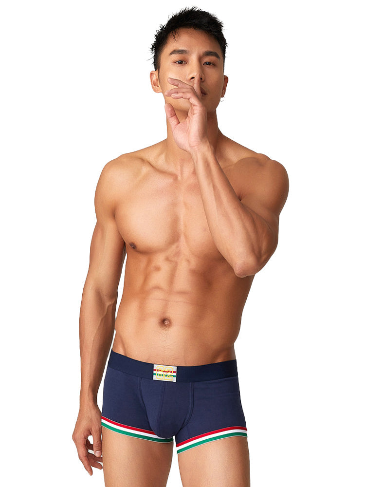 2 Pack Men's Low-Rise Cotton Boxer Briefs