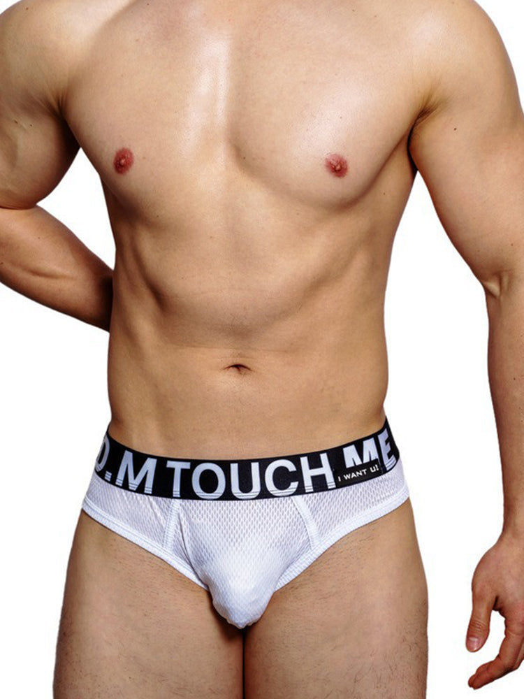 2 Pack Men's Low Waist Mesh Nylon Breathable Jockstrap