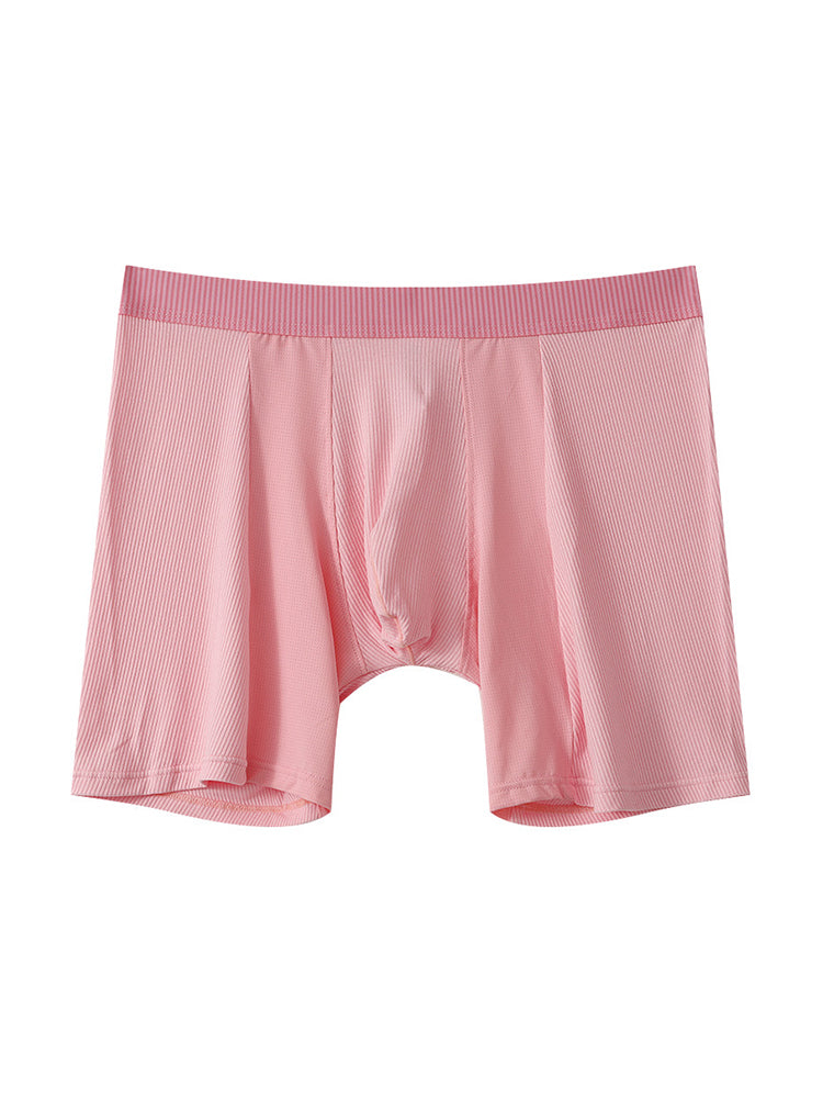 2 Pack Men's Anti-friction Sports Long Nylon Mesh Briefs