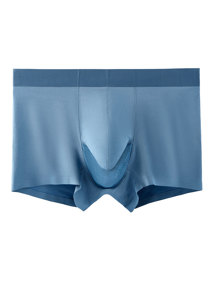 3 Pack Men's Separation Design Seamless Antibacterial Breathable Trunks