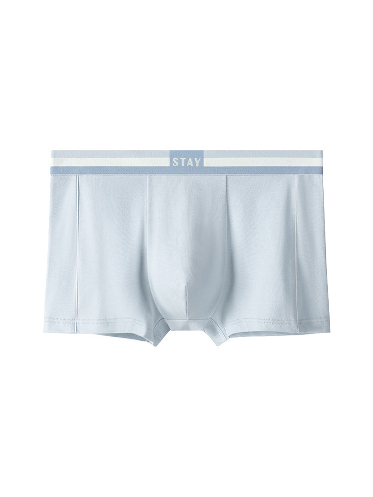 Men's Contrast Color Striped Modal Trunks