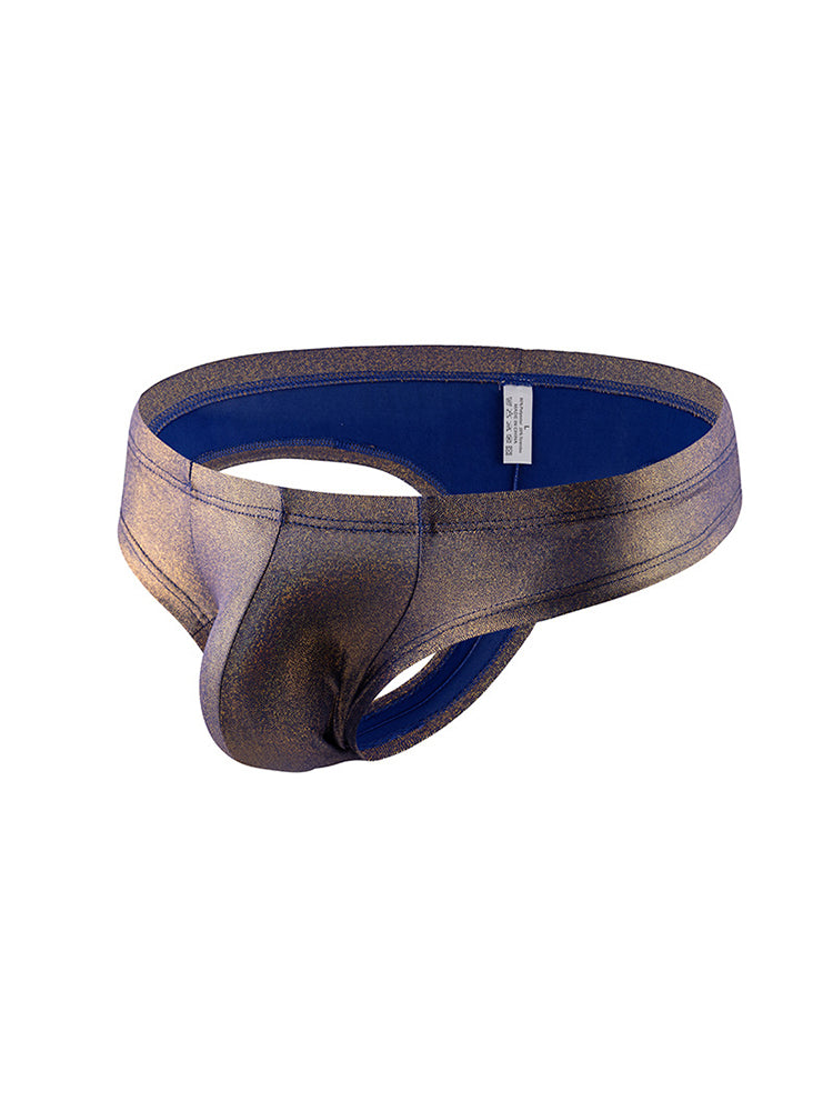 3 Pack Men's Solid Color Sparkle Briefs