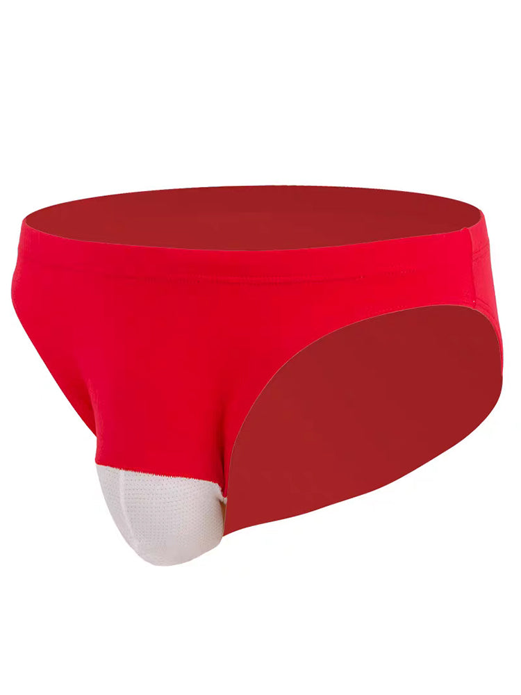 3-pack Men's Sexy Low-rise Mesh Cotton Briefs