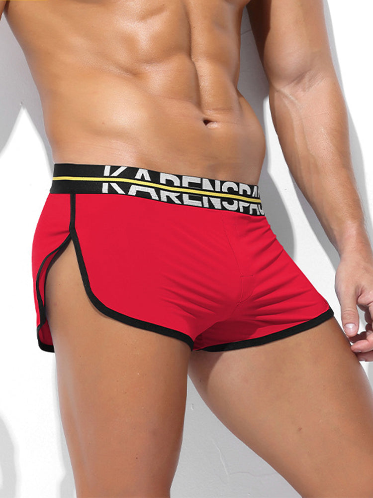 2 Pack Men's Comfortable Lounge Sport Boxer Briefs