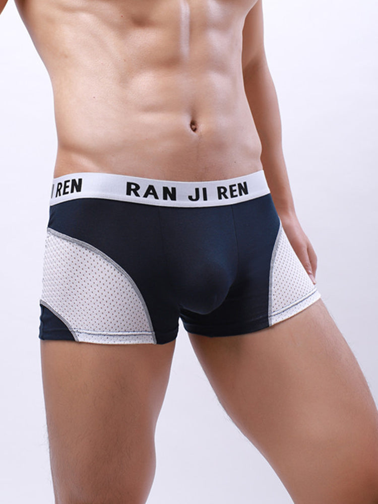 3 Pack Men's Minimalist Cool-Touch Cotton Trunks