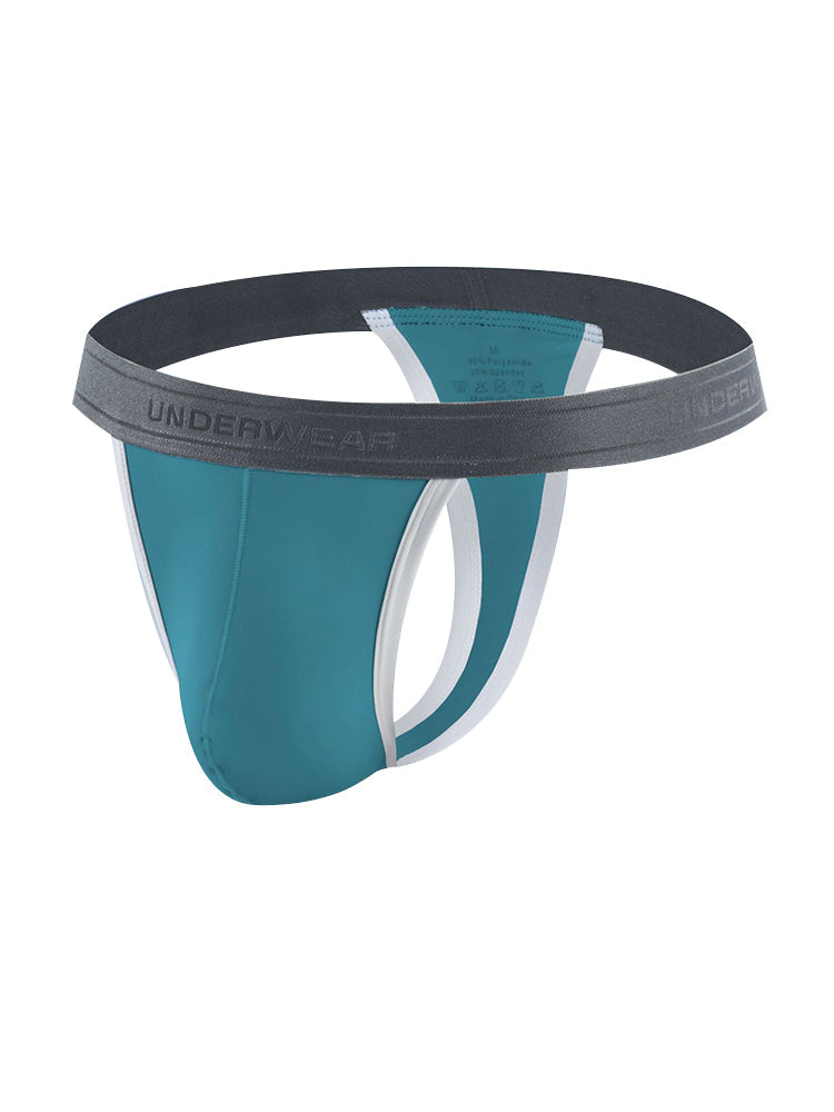 3 Pack Men's Contoured Pouch Ice Silk Thong