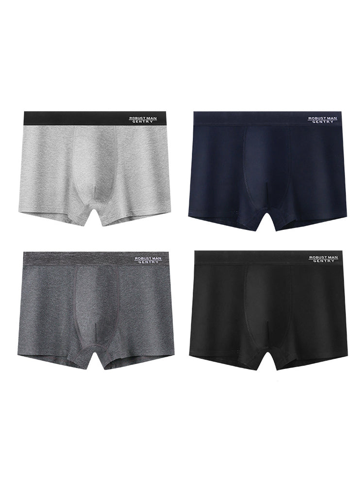 4 Pack Men's Classic Microfiber Trunks