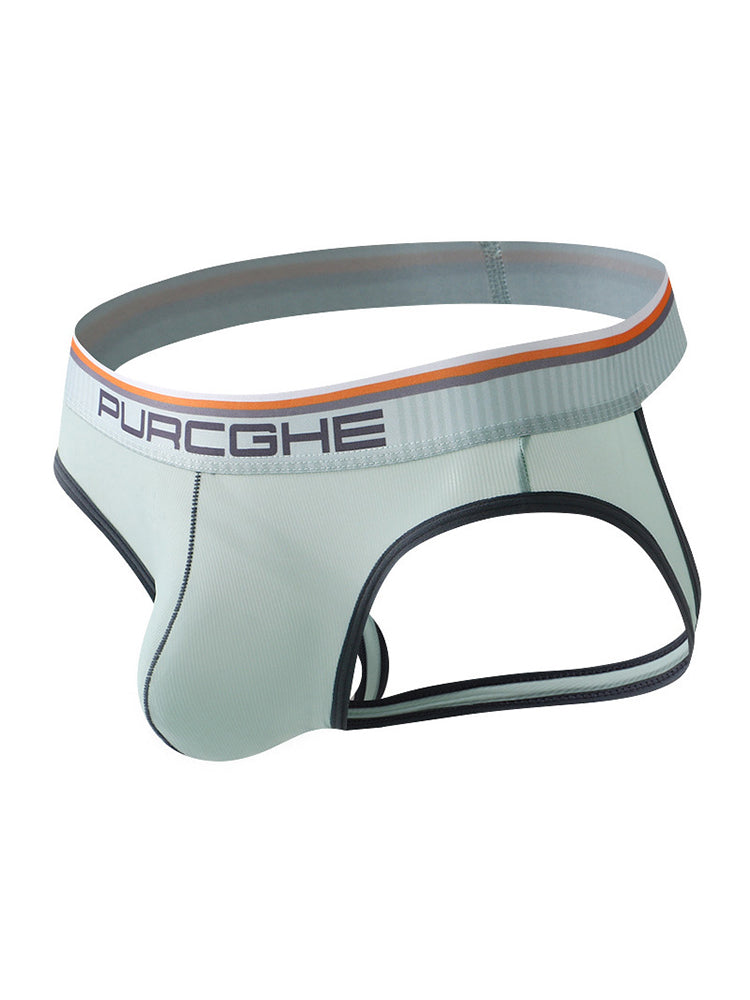 3 Pack Men's Low-Rise Ice Silk Jockstrap