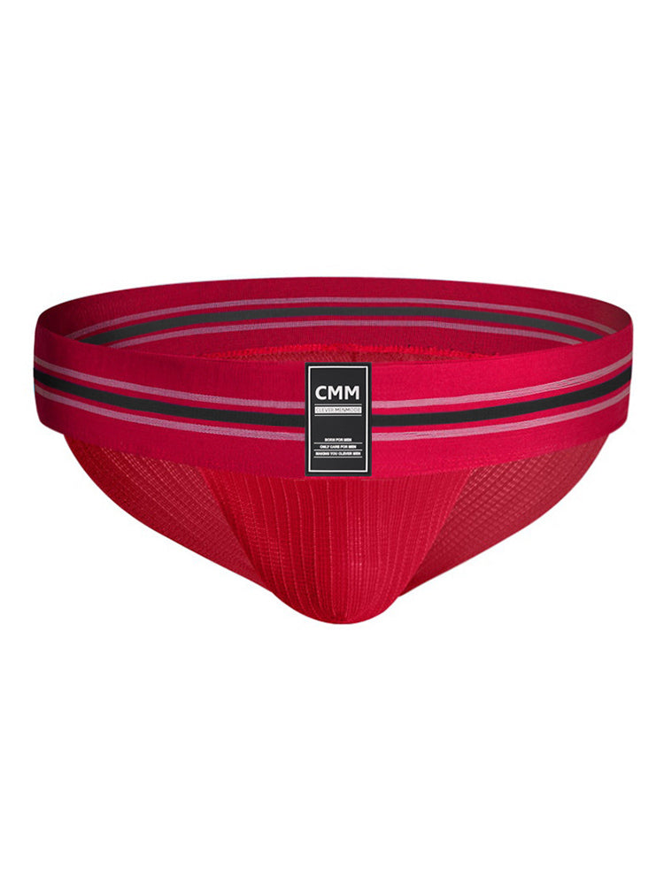 2 Pack Men's High-Stretch Rainbow Sports Comfort Bikini