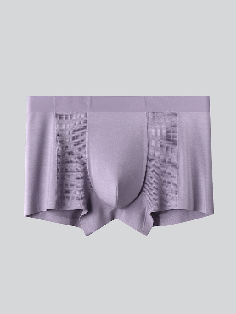 2 Pack Men's Breathable Seamless Modal Trunks