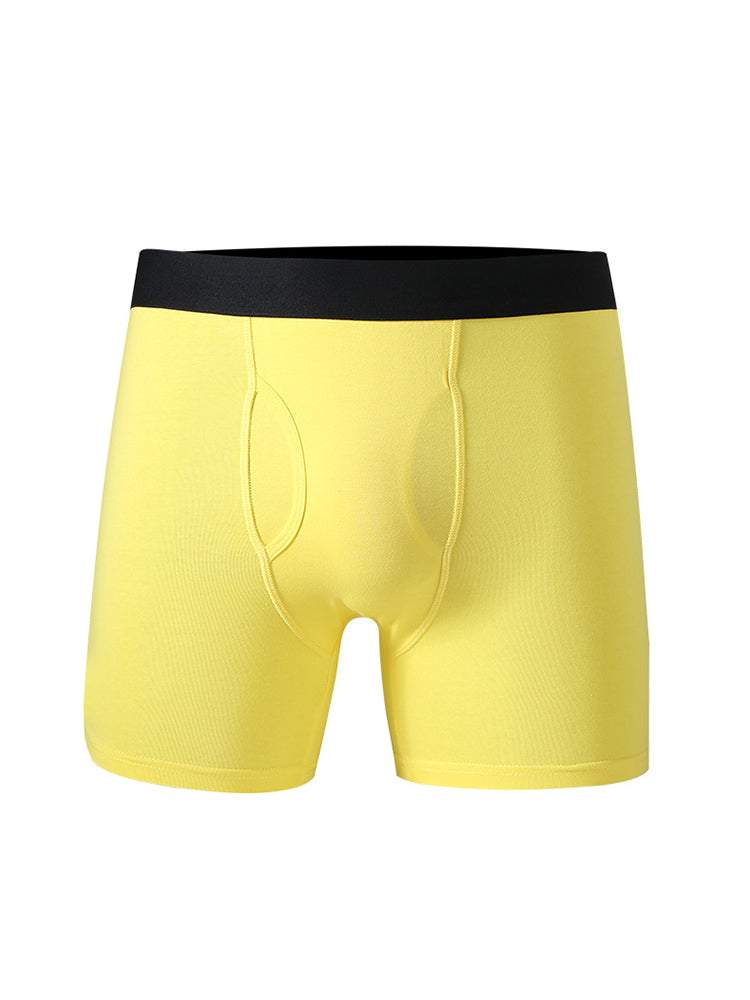 Men's Cotton Long-Length Anti-Chafing Boxers Briefs & Midway Briefs