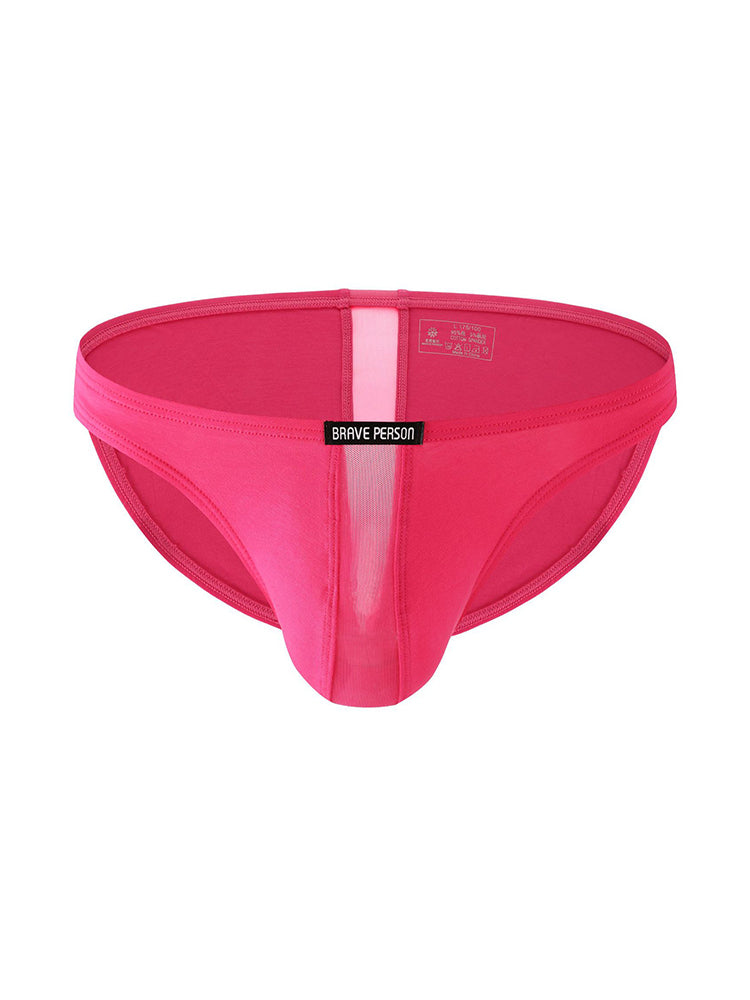 2 Pack Men's Solid Sexy Low-Rise Briefs