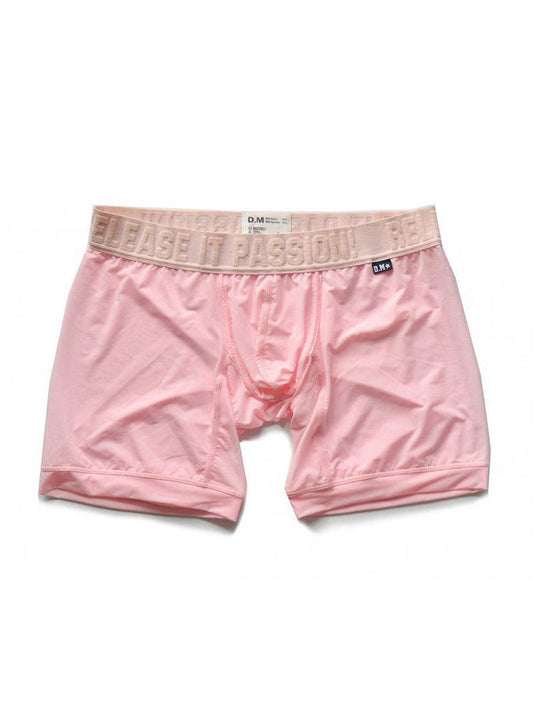 2 Pack Men's Trendy Breathable Ice Silk Boxer Briefs