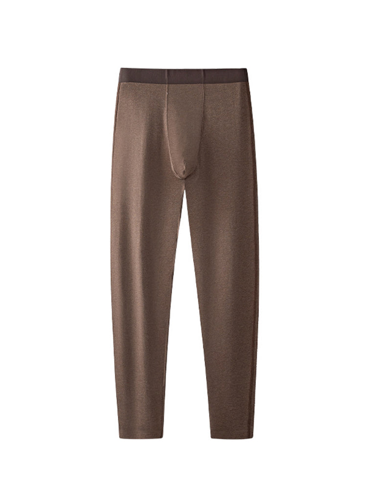 Seamless 2-in-1 Colored Cotton Men's Thermal Bottoms