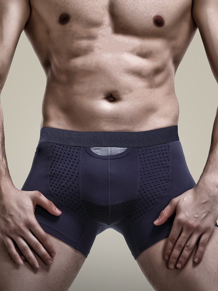 2 Pack Men's Bullet Separation Large Pouch Trunks