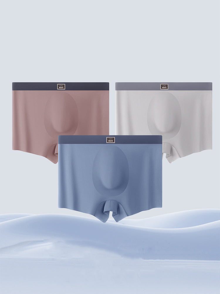 4 Pack Men's Seamless Antibacterial Boxers Briefs