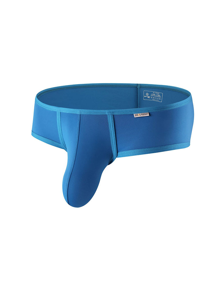 2 Pack Men's 3D Pouch Low-Rise Slim-Fit Trunks