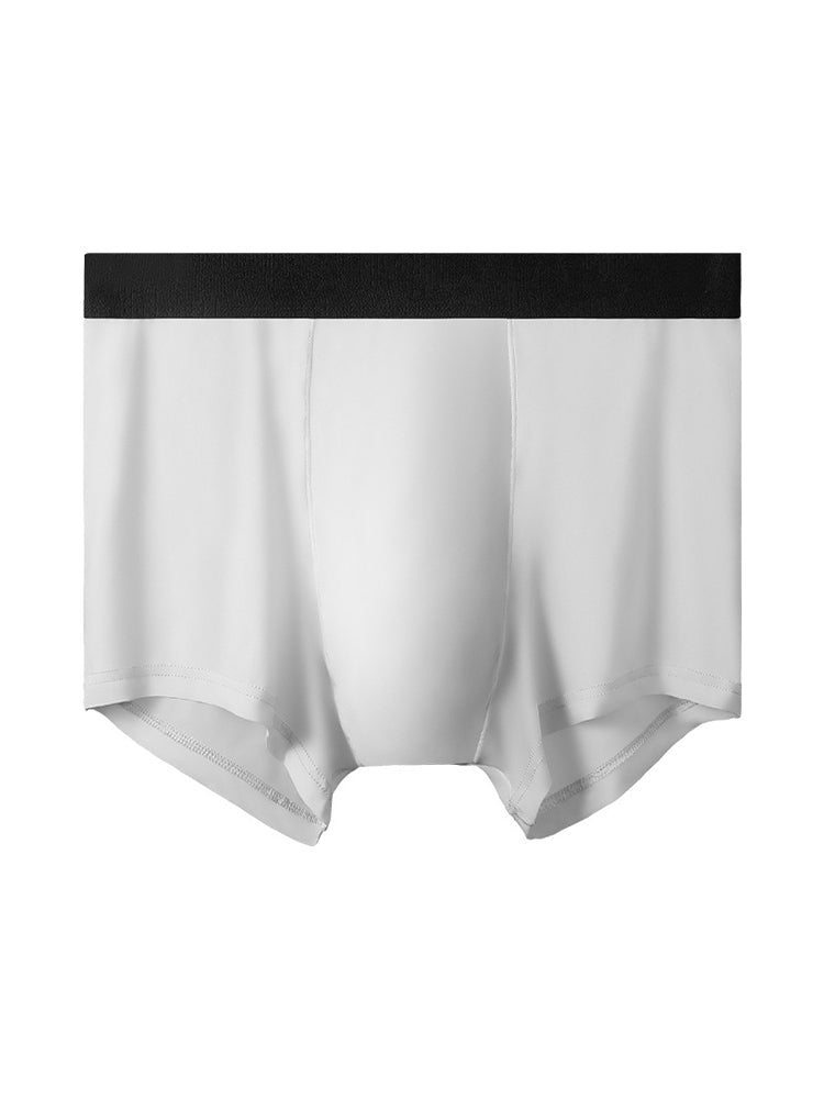 4 Pack Men's Silky Thin Seamless Trunks