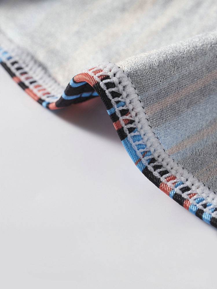 Men's Colorful Texture Low-Rise Briefs