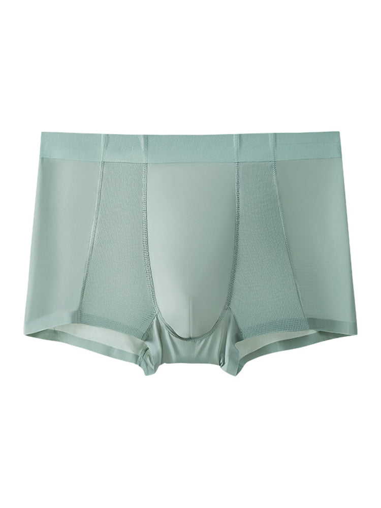 3 Pack Men's Soft Antibacterial Cooling Breathable Air Conditioner Trunks