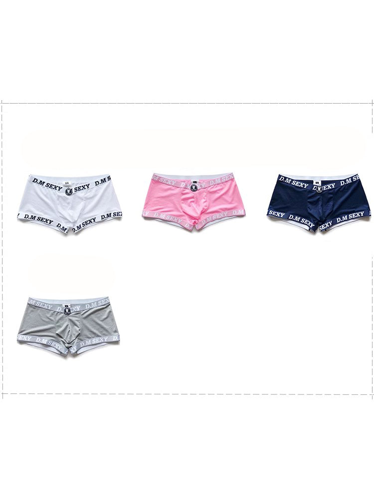 2 Pack Men's Low Waist Mesh Breathable Sports Trunks