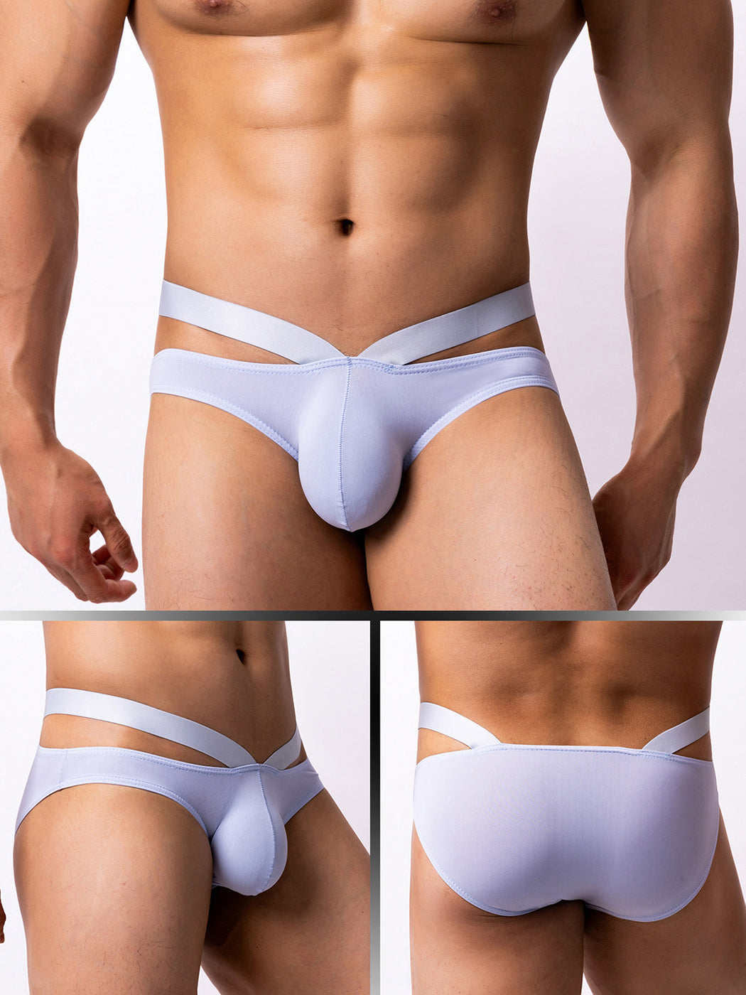 3 Pack Men's Sexy Cross Bikinis