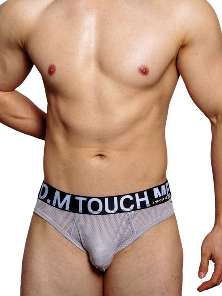 2 Pack Men's Low Waist Mesh Nylon Breathable Jockstrap