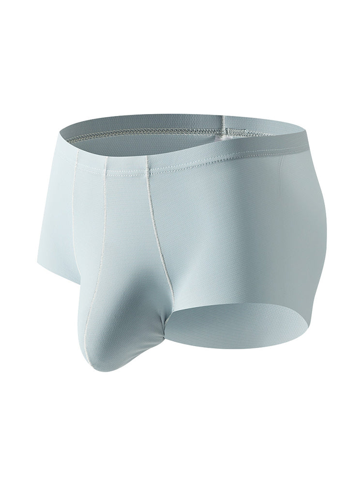 3 Pack Men's Contoured Pouch Seamless Trunks