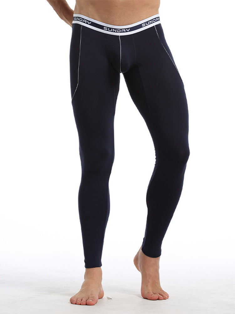 Men's Thermal Pants Bamboo Fiber Casual Thermal Pants