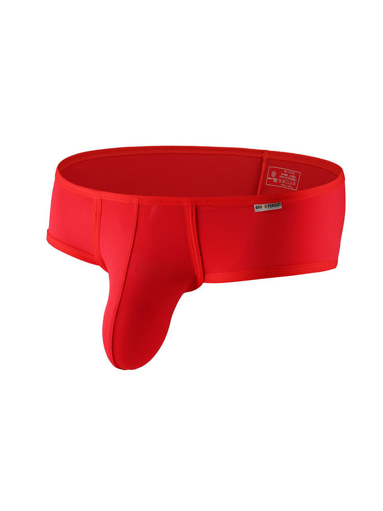 2 Pack Men's 3D Pouch Low-Rise Slim-Fit Trunks