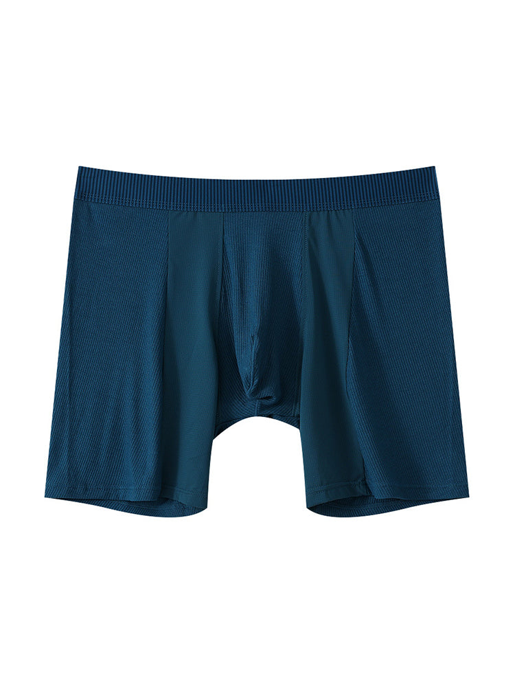 2 Pack Men's Anti-friction Sports Long Nylon Mesh Briefs