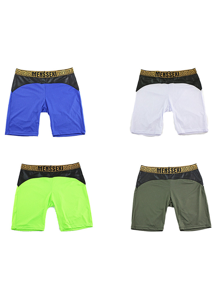 Men's Mesh Base Layer Compression Shorts