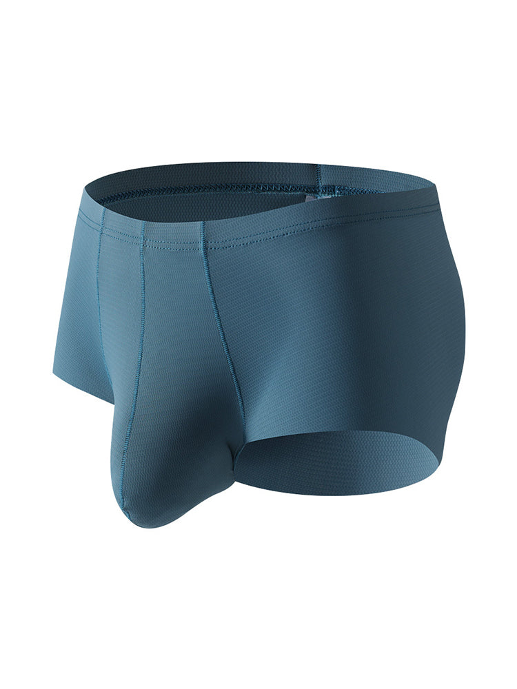 3 Pack Men's Contoured Pouch Seamless Trunks