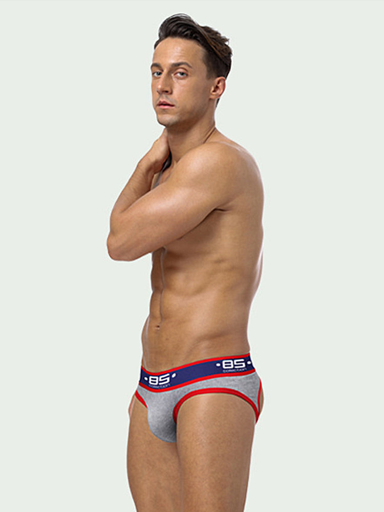 3 Pack Men's Low-Rise Open-Back Sexy Jockstraps