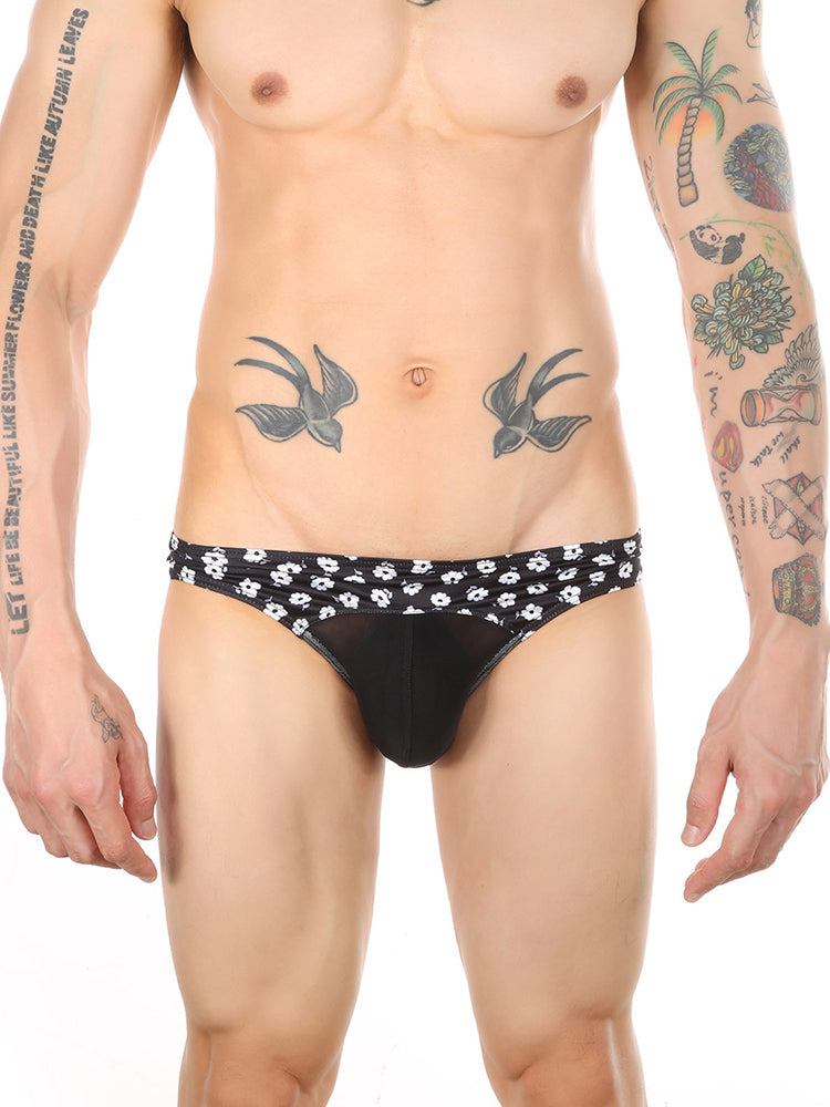 4 Pack Men's Sexy Print Pouch Bikini