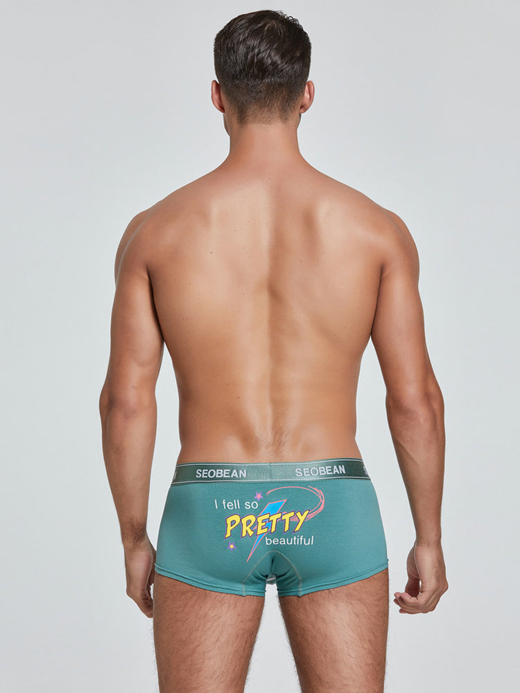 Contrast Letter Graphic U Line Trunks