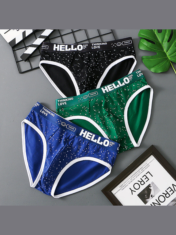 3 Pack Men's Low-Rise Cotton Briefs