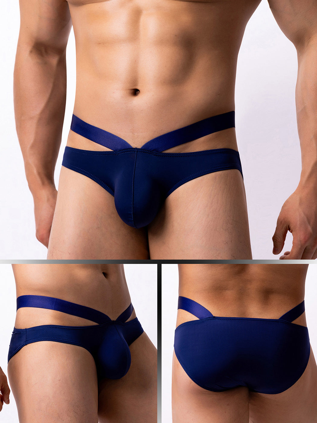 3 Pack Men's Sexy Cross Bikinis