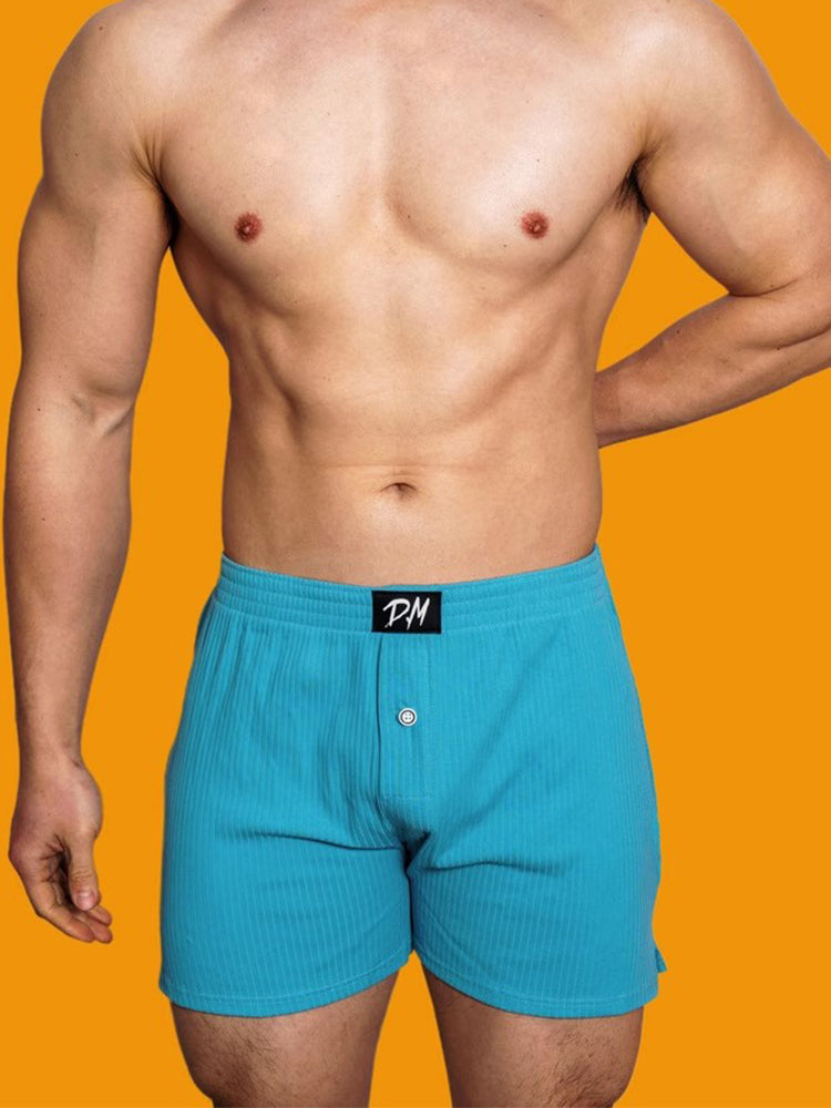 2 Pack Low-Rise Cotton Casual Solid Boxers