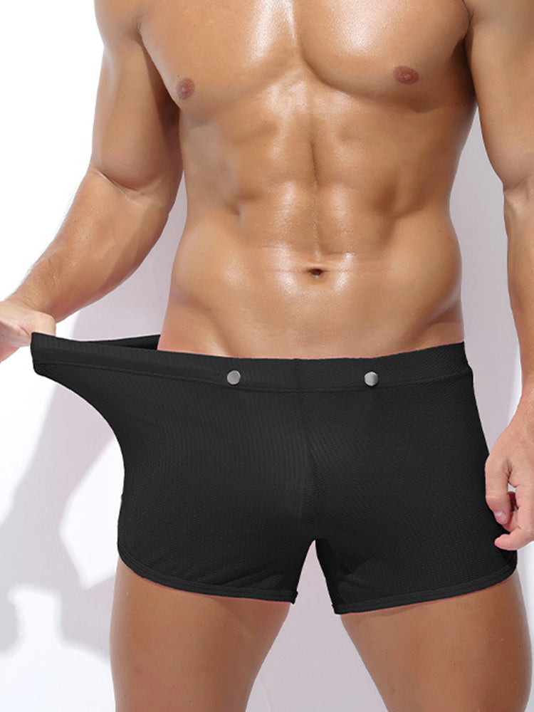 2 Pack Men's Breathable Mesh Boxer Briefs