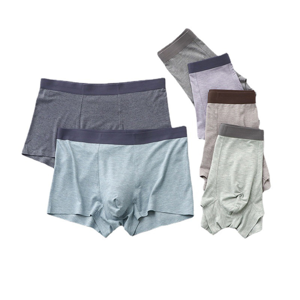 2 Pack Men's U Convex Pouch Trunks