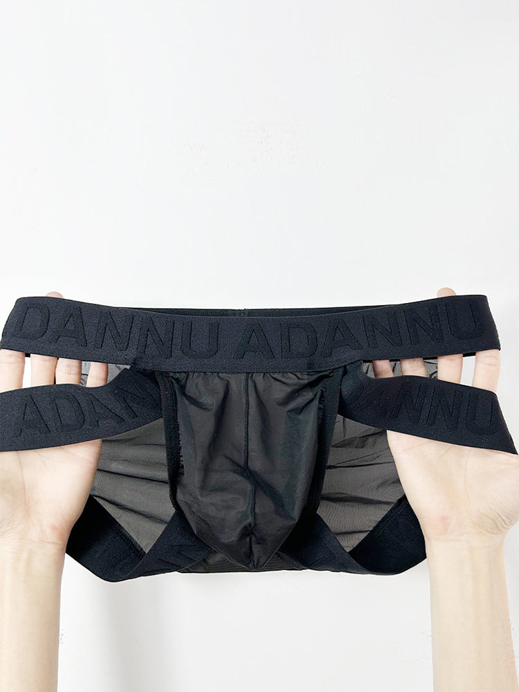 Men's Sheer Double Strap Sexy Bikini