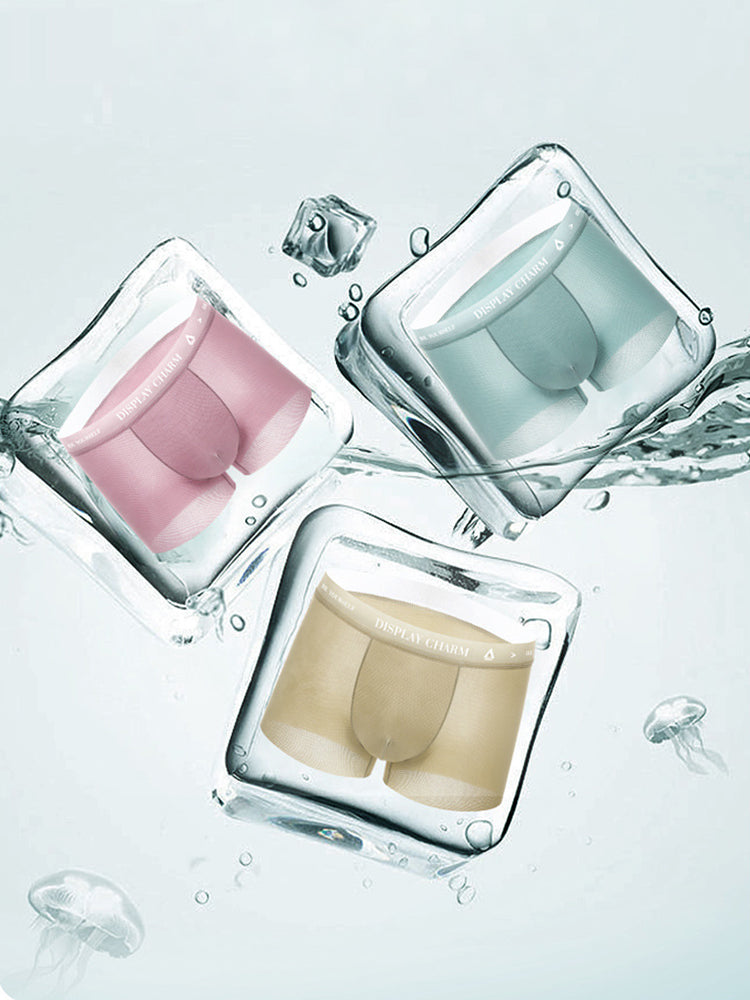 4 Pack Men's Air Pouch Mesh Trunks