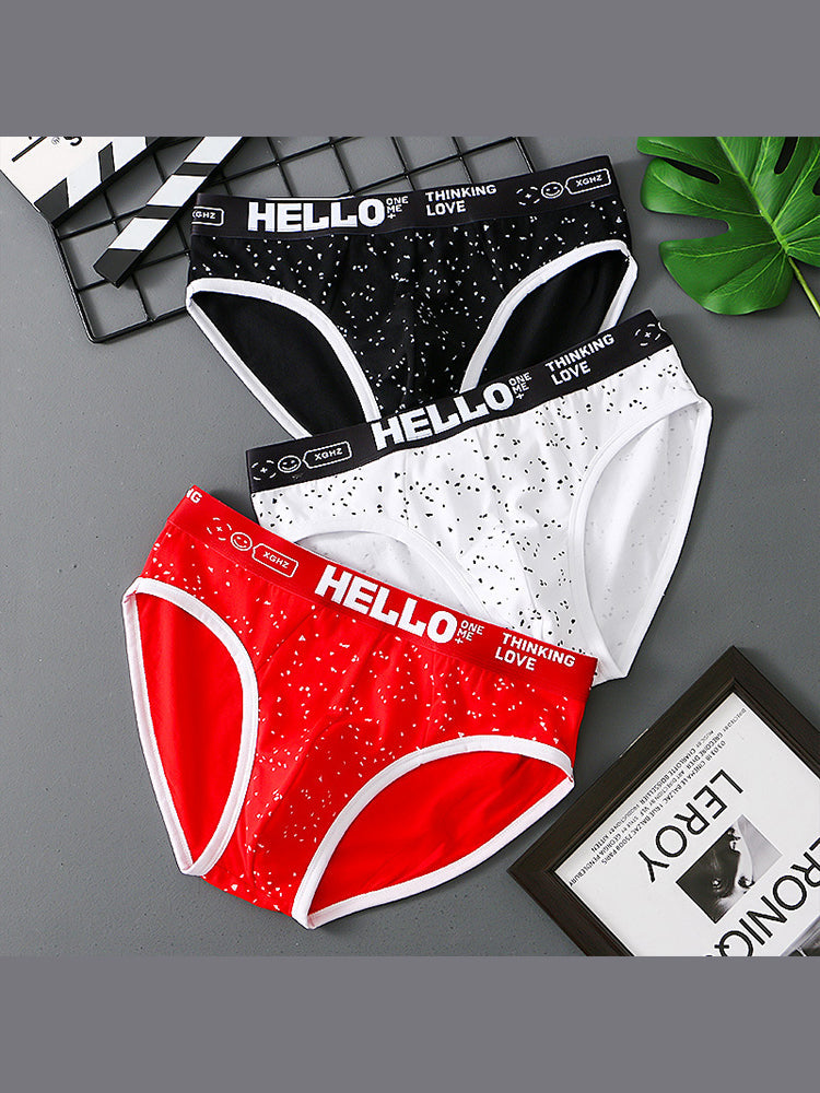 3 Pack Men's Low-Rise Cotton Briefs