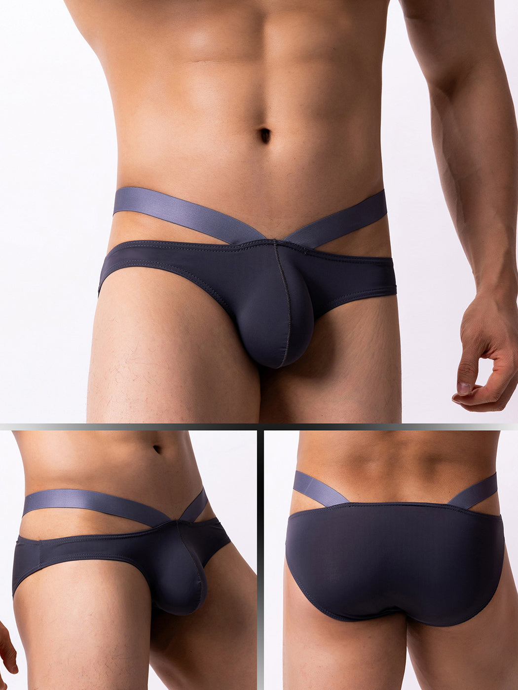 3 Pack Men's Sexy Cross Bikinis