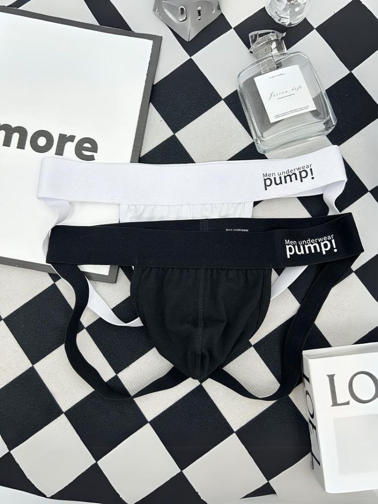 2 Pack Men's Sexy Thin Breathable Hip-Lifting Jockstrap