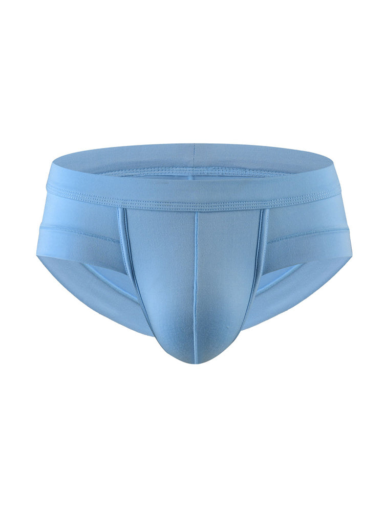 4 Pack Men's Solid Breathable Anti-Pinch Briefs