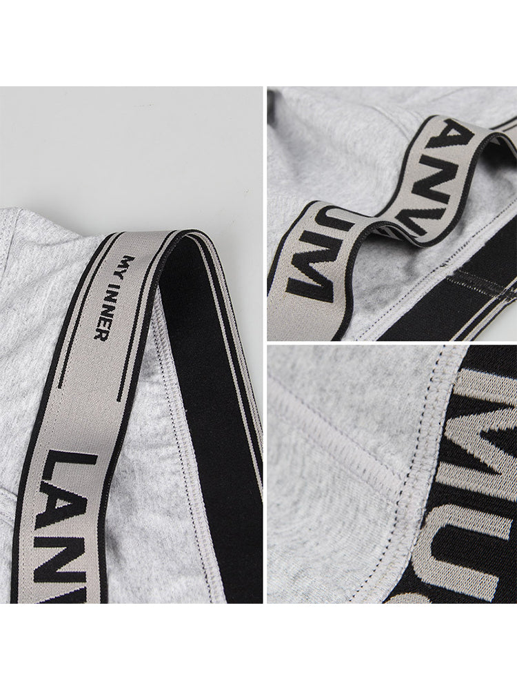 4 Pack Men's Mid-Rise Sexy Comfortable Cotton Jockstrap