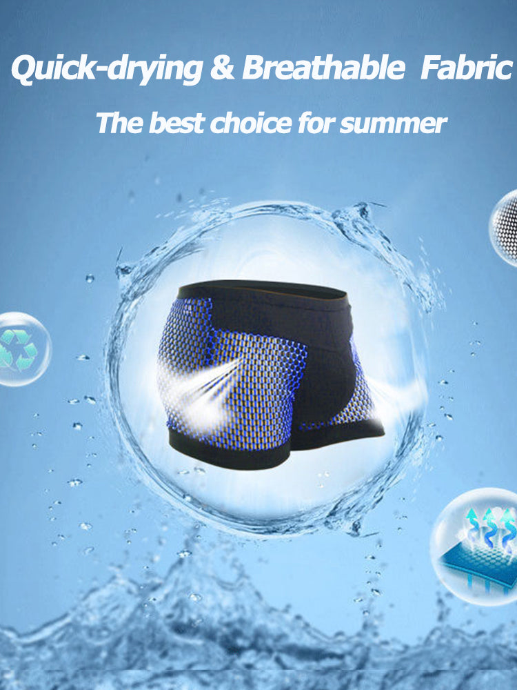 Men's Mesh Breathable Fabric Boxer Ultra-Thin Trunks