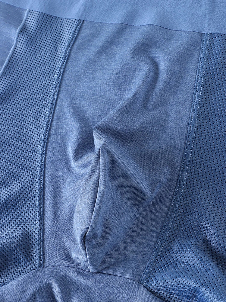 Men's U Convex Pouch Seamless Modal Trunks